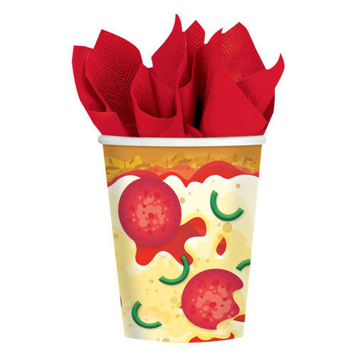 Pizza Party Cups 8PK