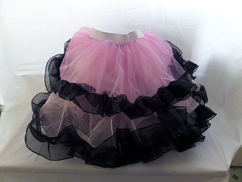 Tutu Deluxe Lilac Pink Black Trim