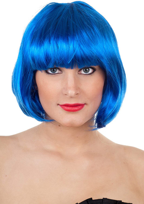 Short Bob Wig Blue