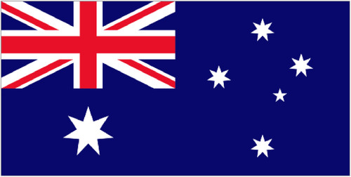 Flag 15cm Australia Pack of 10