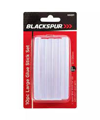 Blackspur Large Glue Sticks 12mmx100mm x 10Pcs