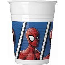 Spiderman Cups 200ml 8pk
