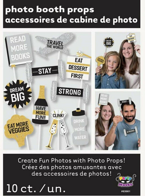 New Year Photo Booth Props Pk10