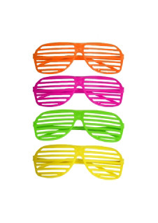 80s Shutter Glasses Orange
