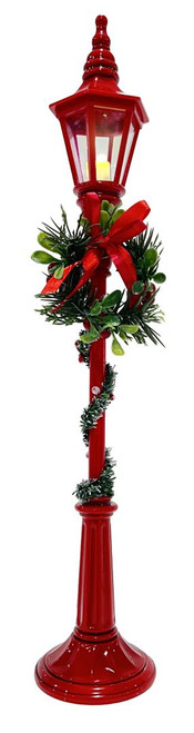 Light Up Lamppost 47cm Red