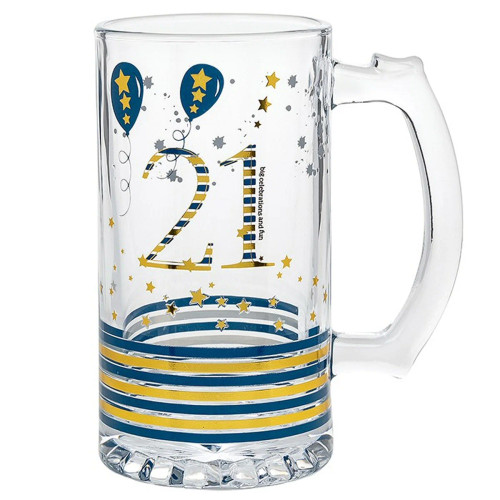 Domino Mens Tankard Age 21