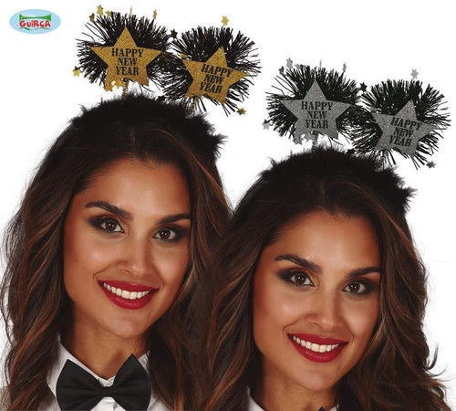 Happy New Year Headboppers Choice of Gold or Silver