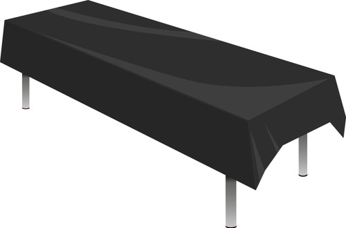 Tablecover Black 137x385cm