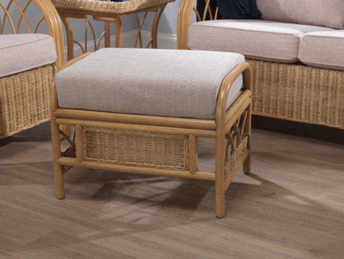 Viola Light Oak Footstool