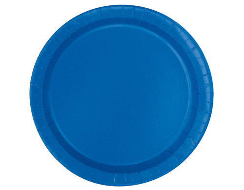 Paper Plates Pk16 21.9cm Royal Blue