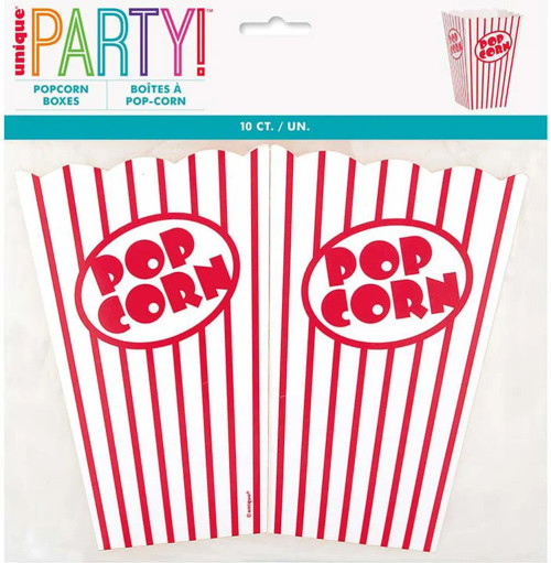 Popcorn Party Boxes Pk10