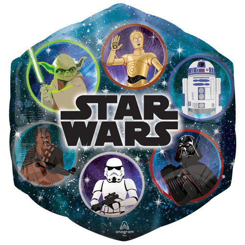 H300 Supershape Foil Balloon Star Wars Galaxy