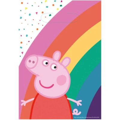 Peppa Pig Paper Lootbags x8