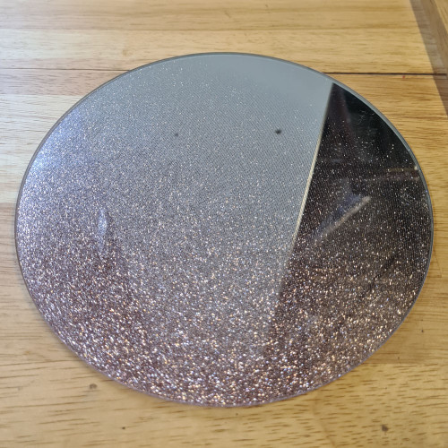 Glass Placemat Sale Rose Gold