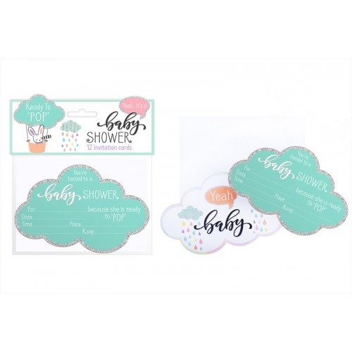 Baby Shower Invitations Pk12