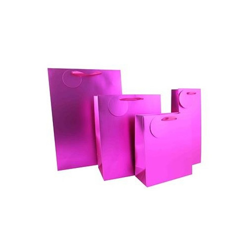Matt Metallic Bag L Pink