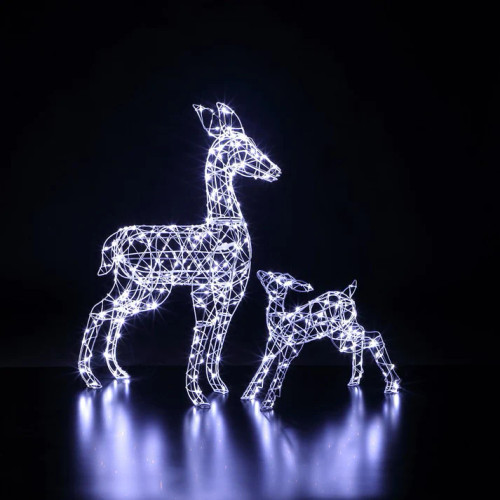 80cm Richmond Deer Fawn 350 Flexiwirw LEDS