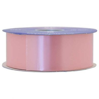50mm Polytear Ribbon Soft Pink