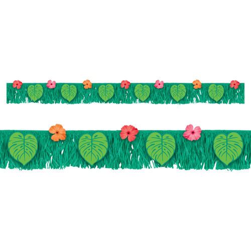 Tropical Jungle Fringe Banner 6ft