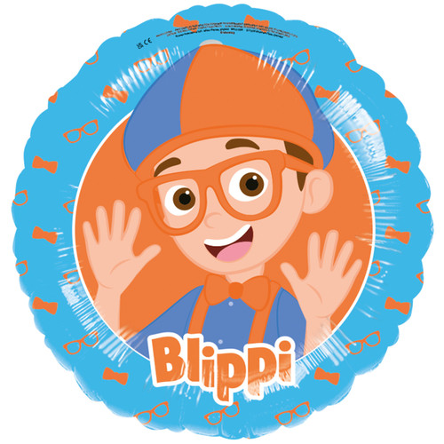 H100 18in Foil Balloon Mr Blippi