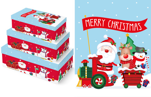 Xmas Cute XLong Oblong Box Size 1