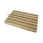 Bamboo Wooden Chopping Board Reversible With Metal Handle 30x20cm