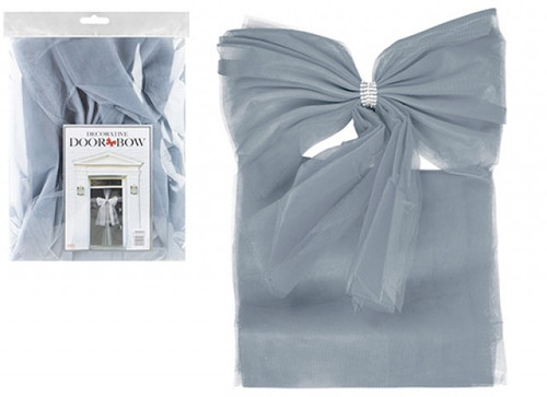 Luxury DIY Door Bow Silver
