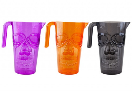 Skull Jug Assorted Colours