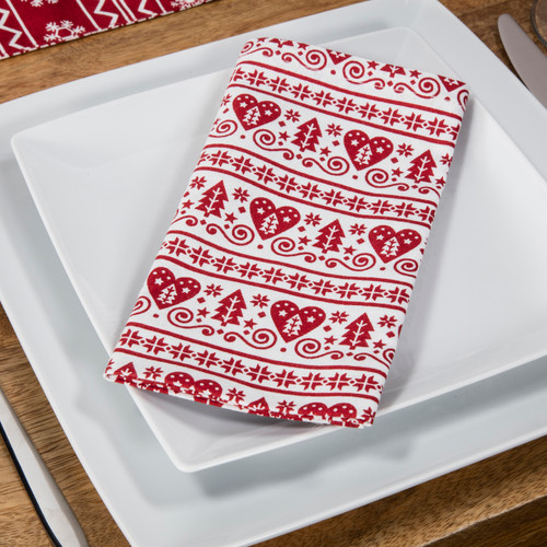 Nordic Christmas Napkins Pk4