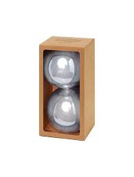 200mm Shiny Shatterproof Baubles Pk2 Silver
