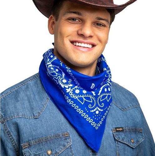 Cowboy Bandana Blue
