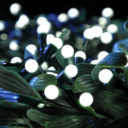 100 LED Berry Lights White Battery Operated