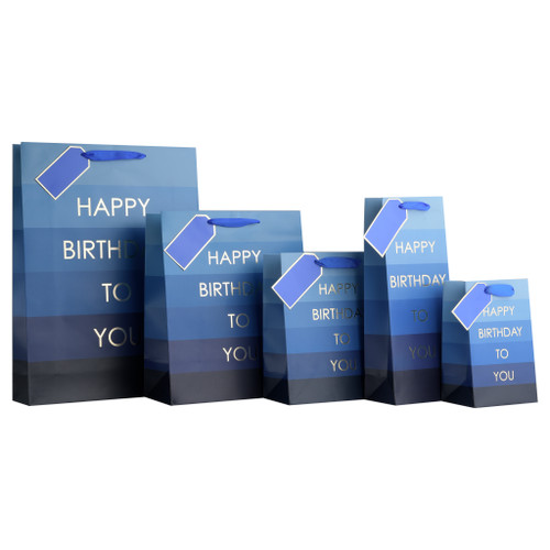 Happy Birthday to You Blue Bottle Bag