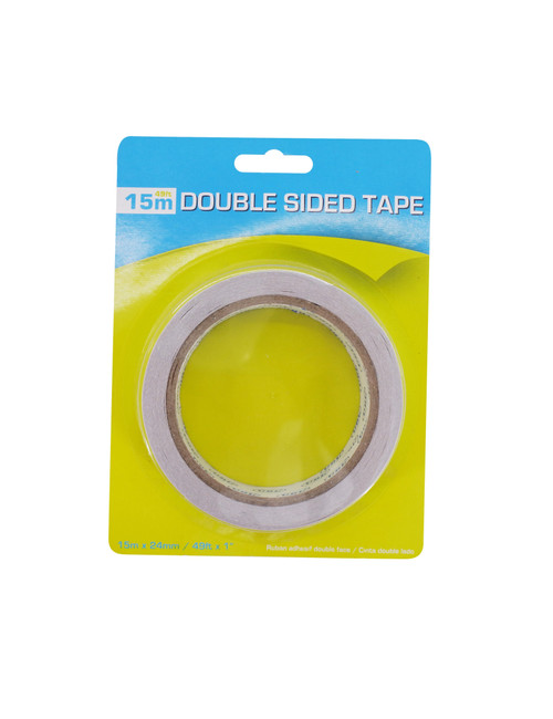 TAPE DOUBLE SIDED 15mx24mm