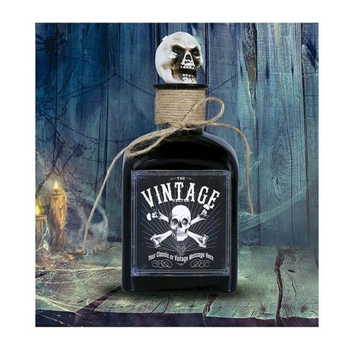 Glass Skull Poison Bottle 20cm