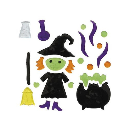 Halloween Gel Clings Witches 20x25cm