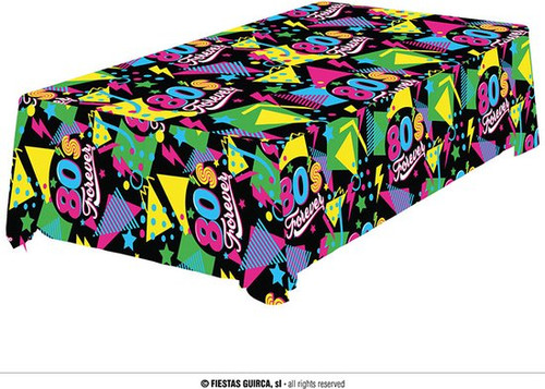 80s Forever Paper Tablecover 137x274cm