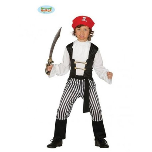 Buccaneer Pirate Black and White Age 7 to 9 Years