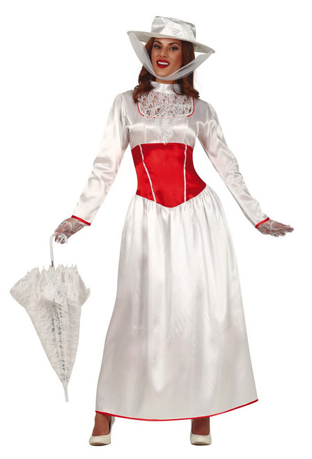 Babysitter Victorian Nanny Dress Ladies Large Size 42 to 44