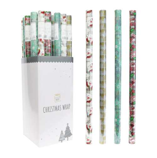 Cellowrap Christmas Print 70cm x 5m  Choose from assorted styles 