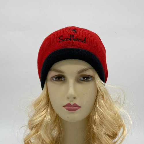 Wooly Hat with Scotland Embroidery HAT042