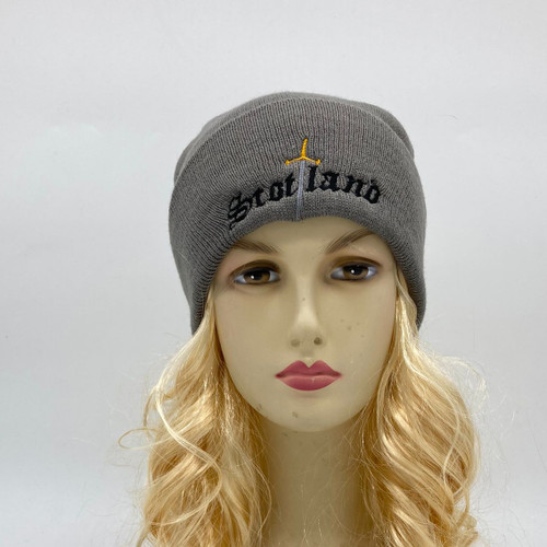 Wooly Hat with Scotland Embroidery HAT061