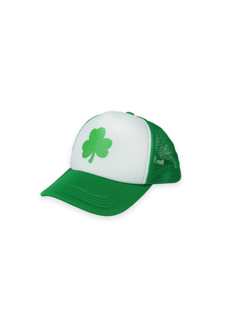 Adult St Patricks Irish Clover Leaf Cap Hat
