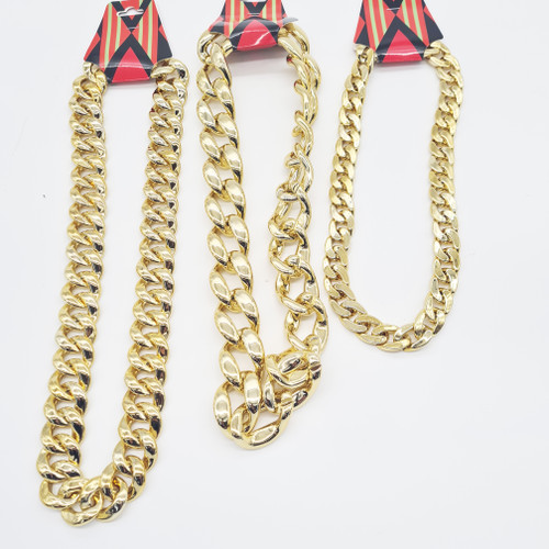 24 Link Chunky Gold Necklace