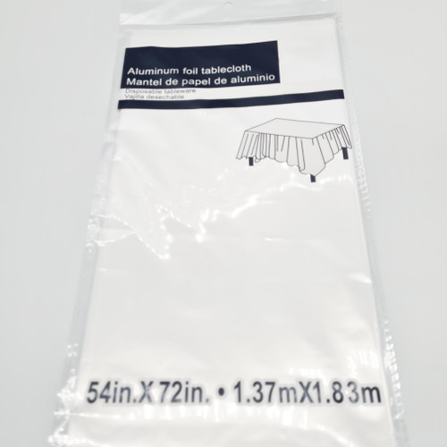 Tablecover Rectangular White Plastic 1.37m x 1.83m