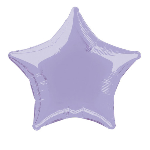 H100 20in Foil Balloon Lavender Star