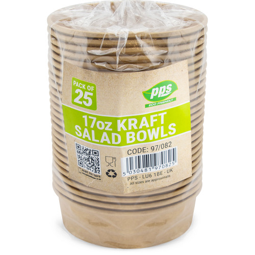 Kraft Salad Bowl Pk25 500ml 17oz