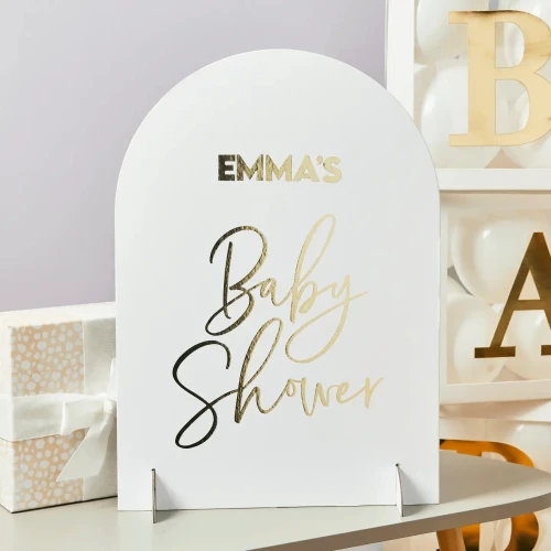 Baby Shower Customisable Sign