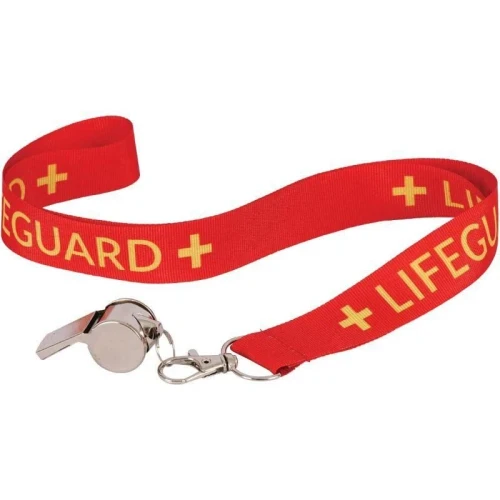 Lifeguard Whistle on Lanyard