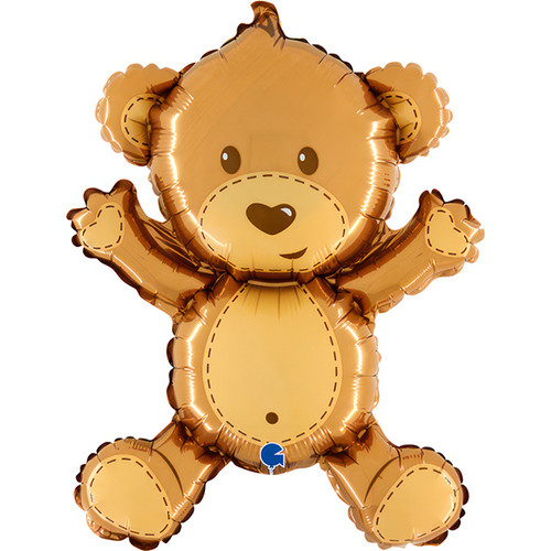 14in Air Fill Foil Balloon Bear